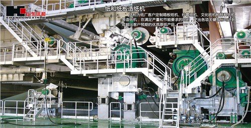 Stroj na výrobu papiera na škatule